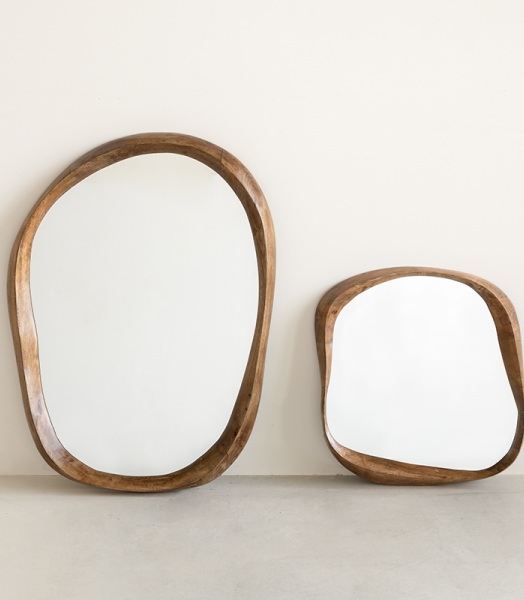 Miroir en bois de manguier M