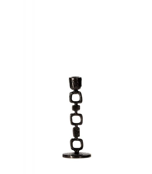 Bougeoir noir Sculpture