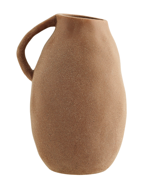 Vase cruche à anse terracotta