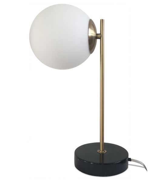 Lampe de table pied en marbre