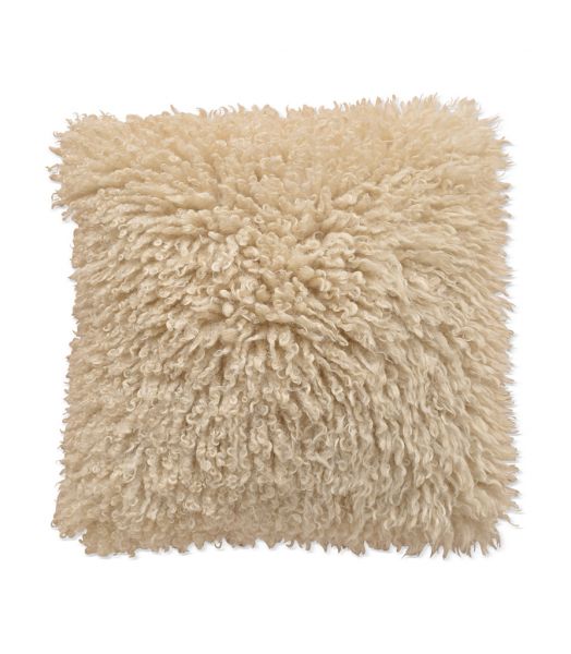 Coussin en fausse fourrure