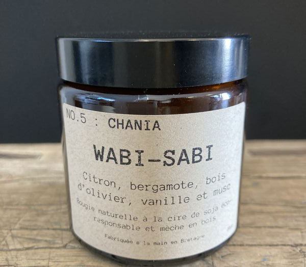 Bougie végétale  WABI-SABI 90g
