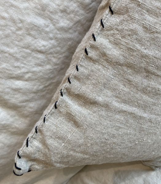 Coussin Bill en lin 30x60cm Bed and philosophy