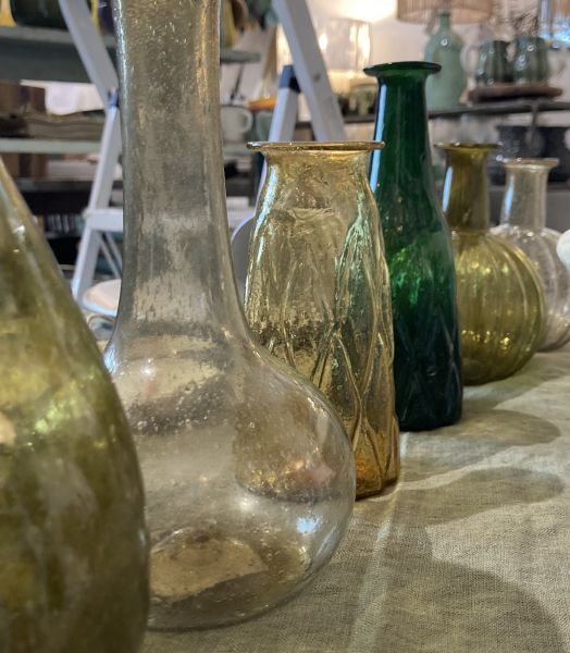 Vase vintage vert