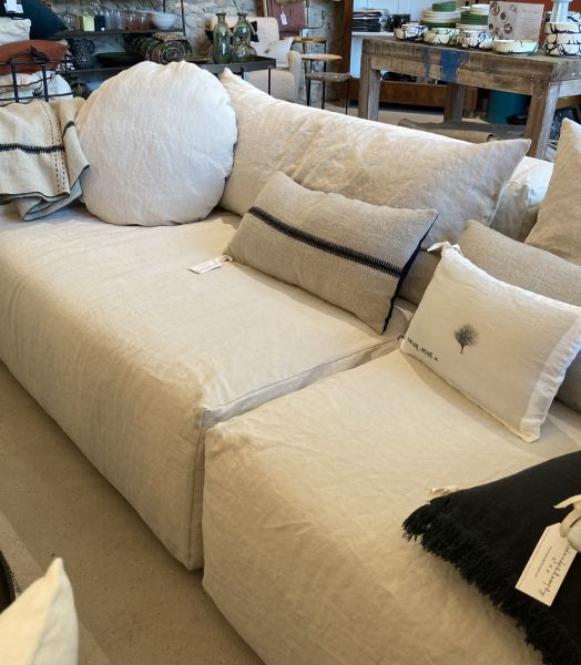 Coussin Umi laine et lin Bed and Philosophy