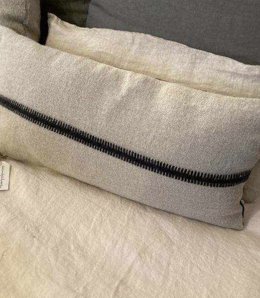 Coussin Umi laine et lin Bed and Philosophy
