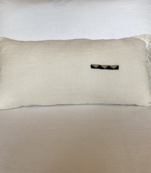 Coussin BEIJA en lin chevron Bed and Philosophy