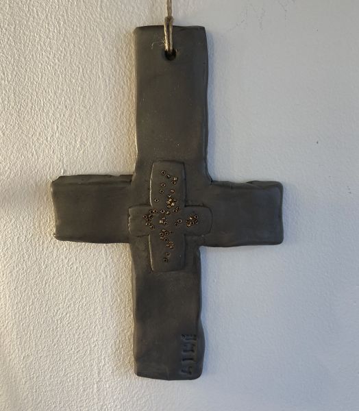 Croix Perlita noire