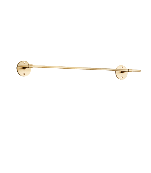 Porte serviette en métal doré Madam Stoltz 60 cm
